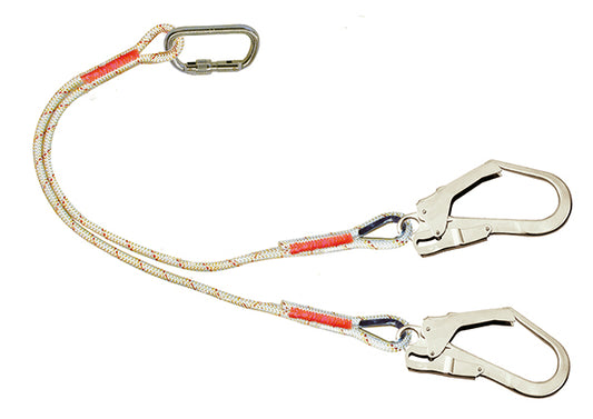3M Protecta Twin Leg Rope Restraint Lanyard 1.3 Meter