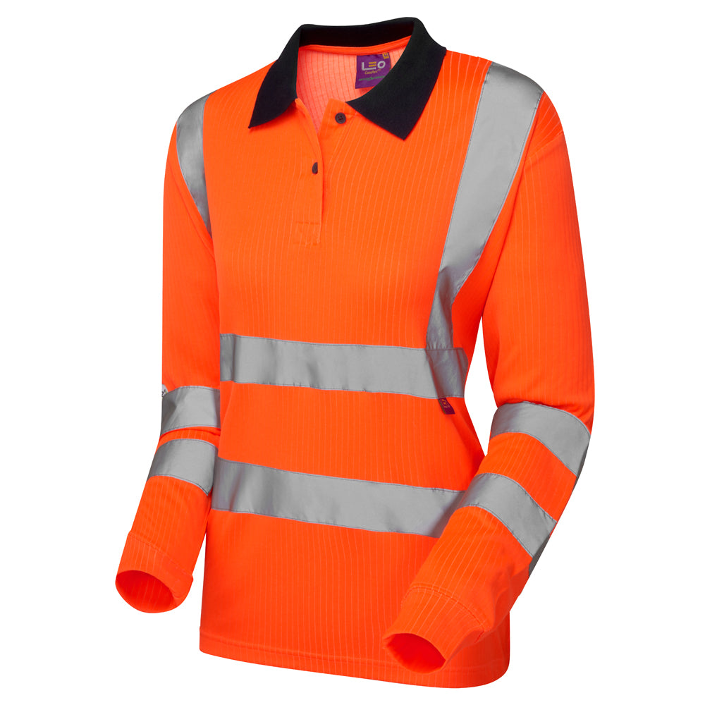 BEAFORD Leo EcoViz Comfort Womens Sleeved Polo Shirt
