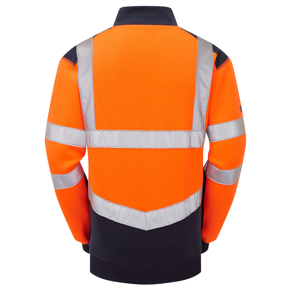 TAPELEY Leo EcoViz Dual Colour 1/4 Zip Sweatshirt