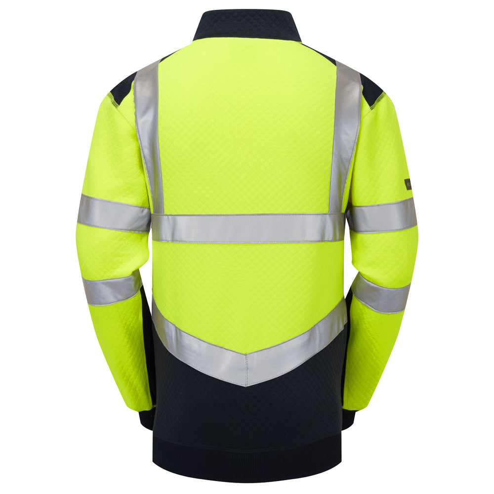 TAPELEY Leo EcoViz Dual Colour 1/4 Zip Sweatshirt