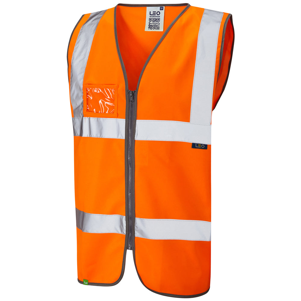 RUMSAM Leo EcoViz Zipped Waistcoat with ID Pocket