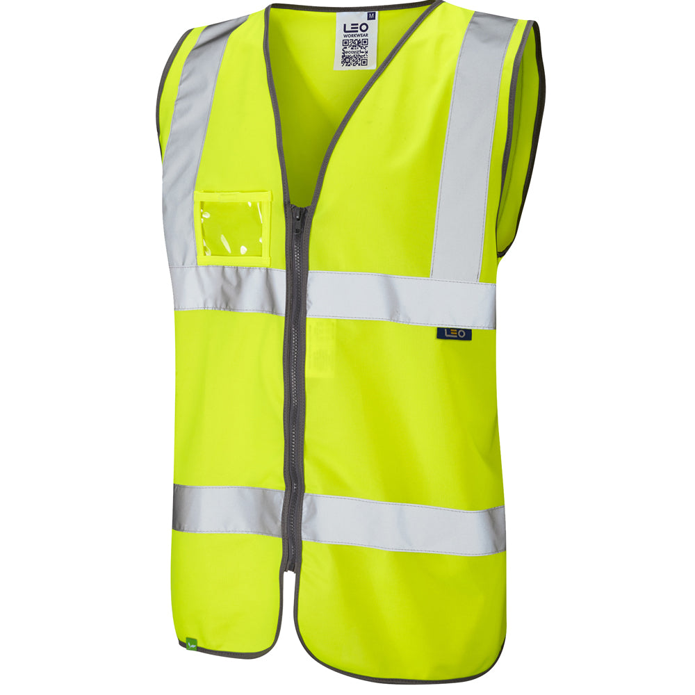 RUMSAM Leo EcoViz Zipped Waistcoat with ID Pocket