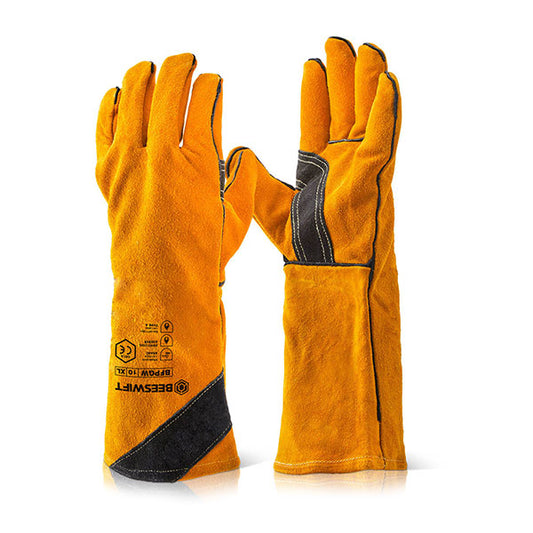 Beeswift Premiumen Welders Gauntlet Gloves 16"
