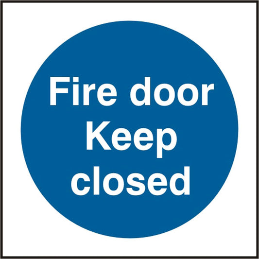 FIRE DOOR KEEP CLOSED SIGN
