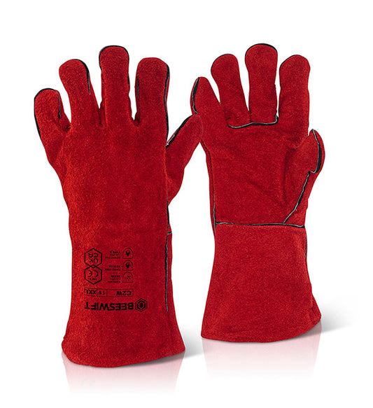 Beeswift Welders Gauntlet Gloves