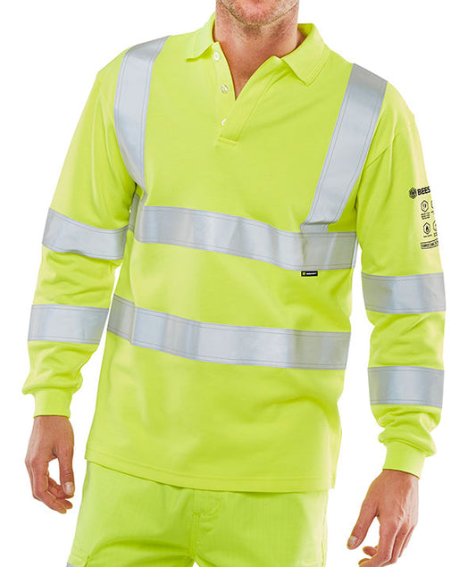 Beeswift ARC Compliant Hi-Vis Polo Shirt