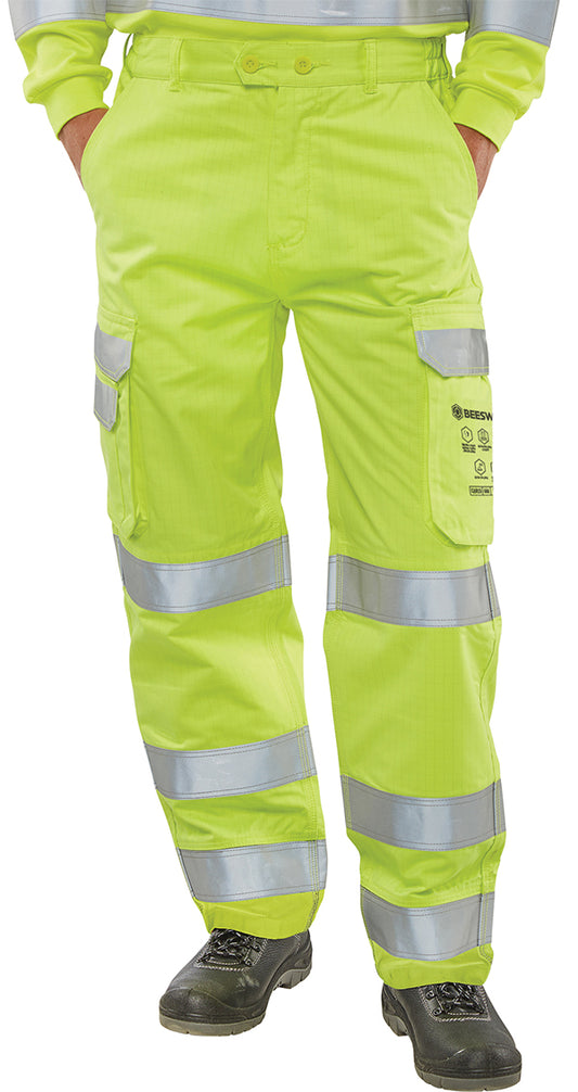 Beeswift ARC Compliant Hi-Vis Trousers