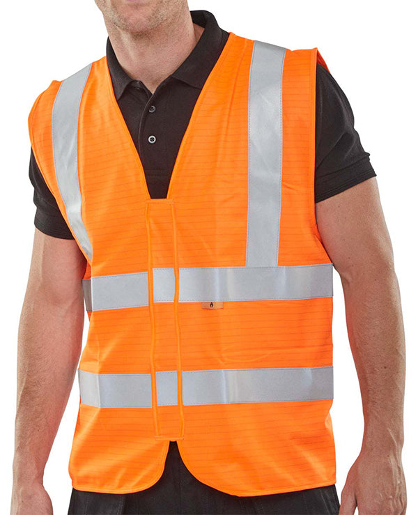 Beeswift Fire Retardant Hi-Vis Vest