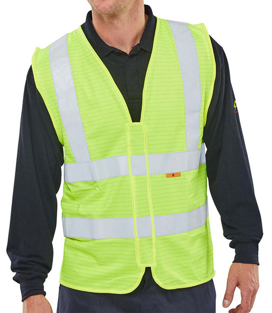 Beeswift Fire Retardant Hi-Vis Vest
