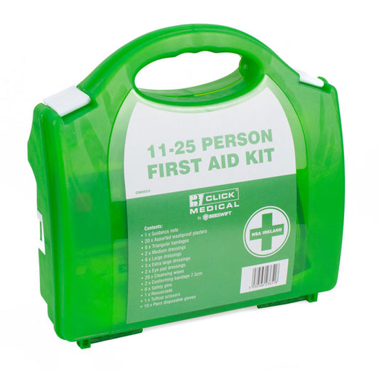 Click Medical 11-25 Person HSA Irish First Aid Kit with Eyewash