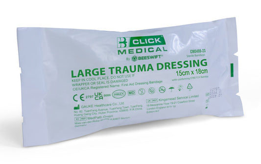 CLICK MEDICAL TRAUMA DRESSING 15 x 18 - LARGE