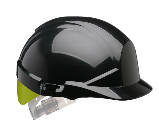 Centurion Reflex Safety Slip Ratchet Helmet With Hi-Vis Yellow Rear