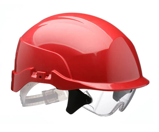 Centurion Spectrum Safety Helmet with Integrated Eye Protection
