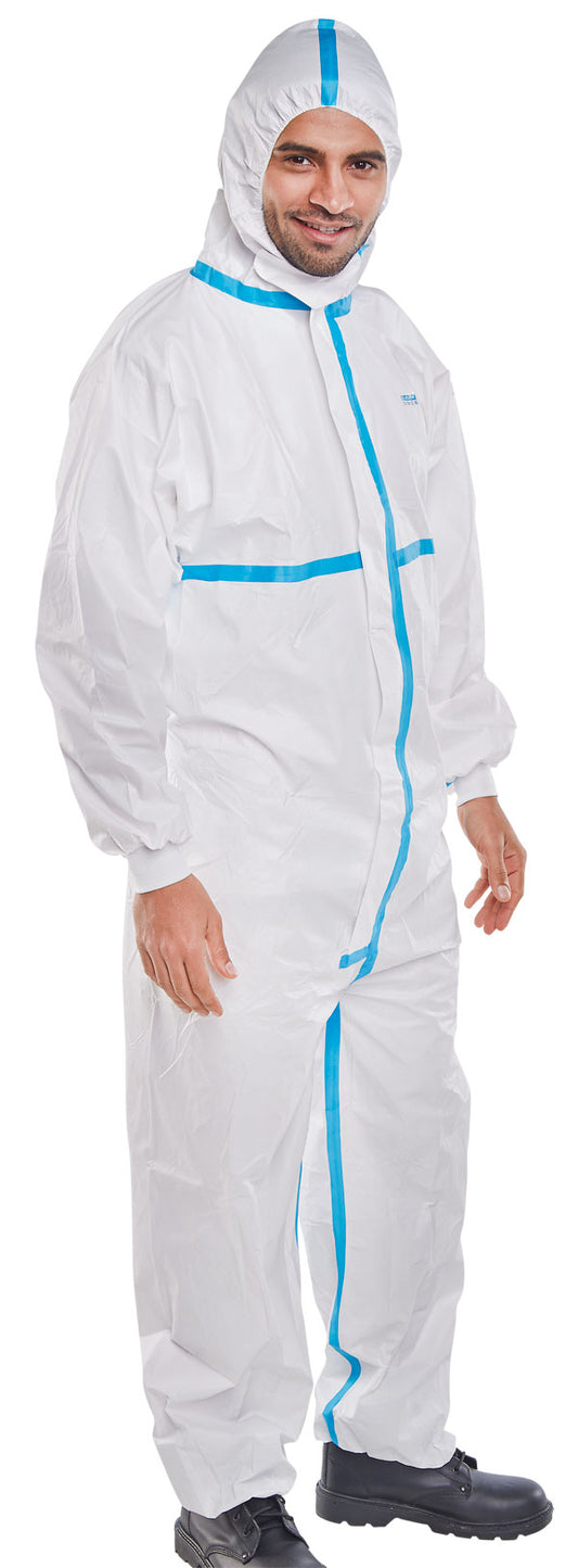 Beeswift Disposable Coverall Microporous Tpe 4/5/6