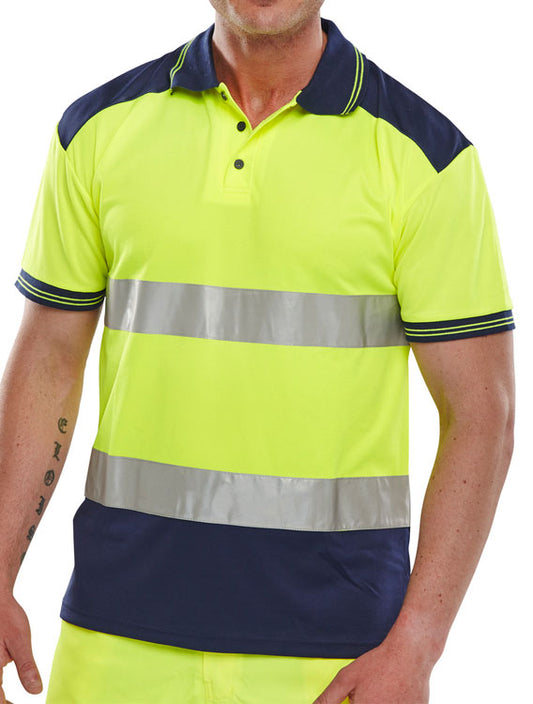 Beeswift Hi-Vis Two-Tone Polo Shirt