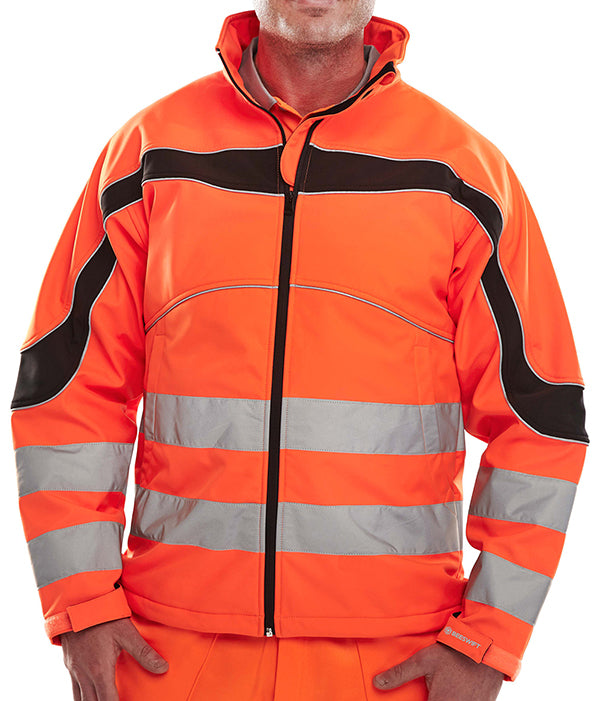 Beeswift Eton Hi-Vis Soft Shell Jacket