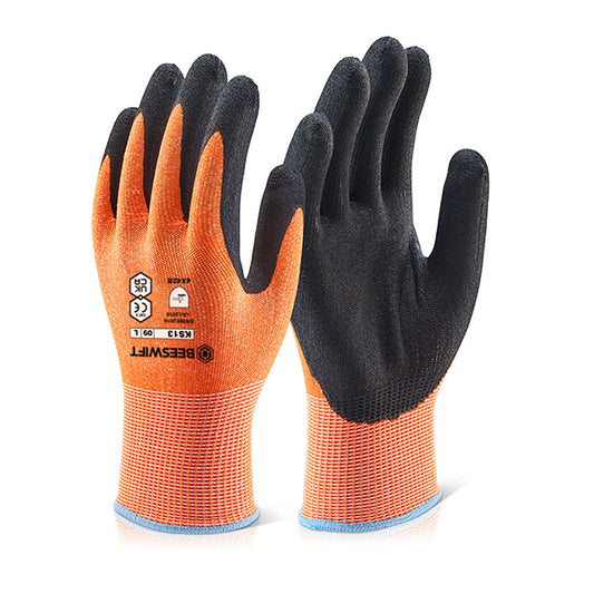 Beeswift Kutstop Micro Foam Nitrile Cutevel 3 Gloves