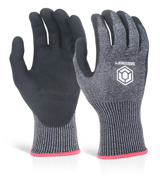 Beeswift Micro Foam Nitrile Cutevel 5 Gloves