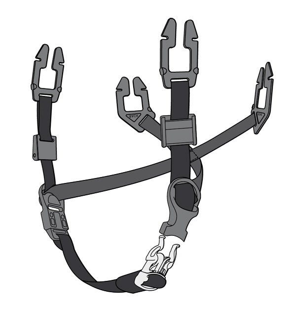 MSA Universal 4-Point Chin Strap for Safety Helmets