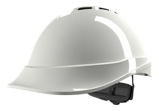 Msa V-gard 200 Fas-Trac iii Vented Safety Helmet