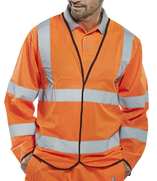 Beeswift Hi-Vis Long Sleeve Jerkin