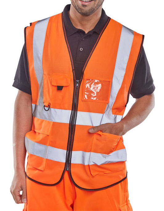 Beeswift Hi-vis Executive Id Vest