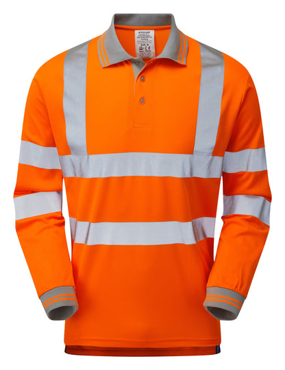 Pulsar® Protect Longleeve Polohirt - Recycled Content
