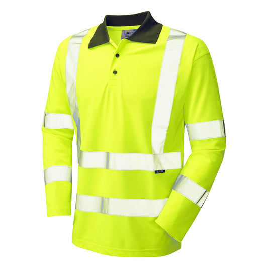 WOOLSERY Leo EcoViz Performance Sleeved Polo Shirt