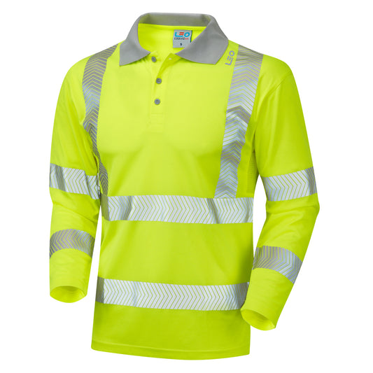 BARRICANE Leo EcoViz Performance+ Sleeved Polo Shirt