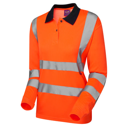 BEAFORD Leo EcoViz Comfort Womens Sleeved Polo Shirt