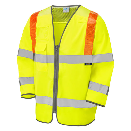 **TADDIPORT Leo EcoViz 3/4 Sleeve Waistcoat with Red Braces*