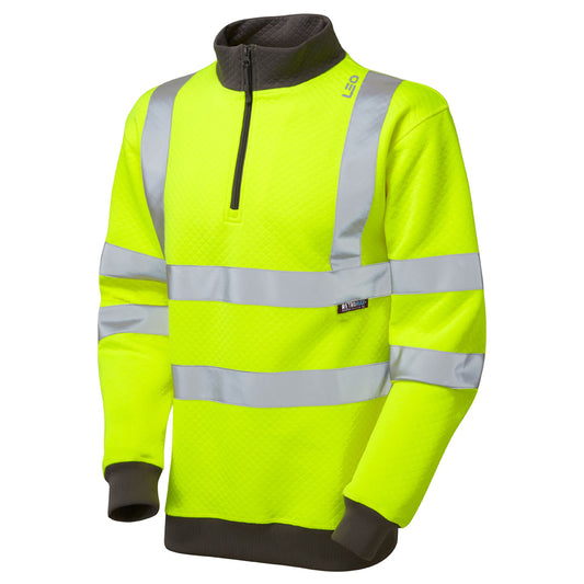 BRYNSWORTHY Leo EcoViz 1/4 Zip Sweatshirt