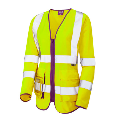 BEAWORTHY ISO 20471 Cl 3 Superior Womens Sleeved Waistcoat