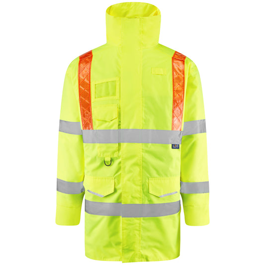 PUTFORD Leo EcoViz 4K Baffle Lined Anorak with Red Braces