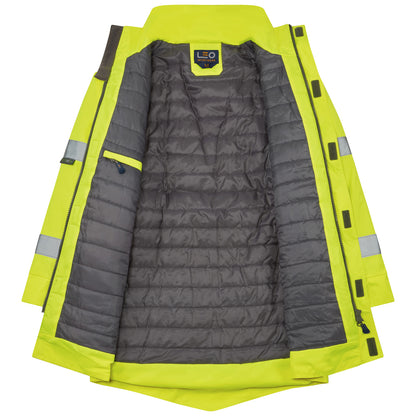 PUTFORD Leo EcoViz 4K Baffle Lined Anorak with Red Braces