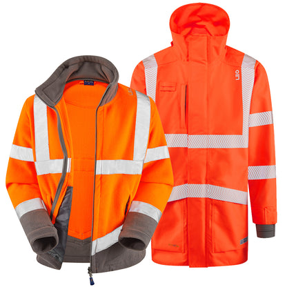 CLOVELLY + HARTLAND Leo 3-in-1 Anorak + Fleece Jacket