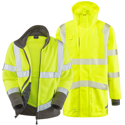 CLOVELLY + HARTLAND Leo 3-in-1 Anorak + Fleece Jacket