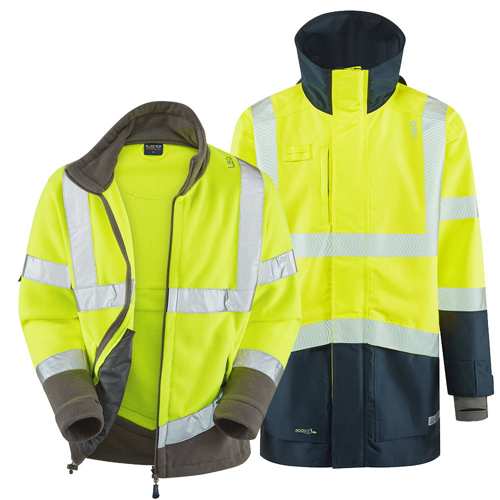 CLOVELLY + HARTLAND Leo 3-in-1 Anorak + Fleece Jacket