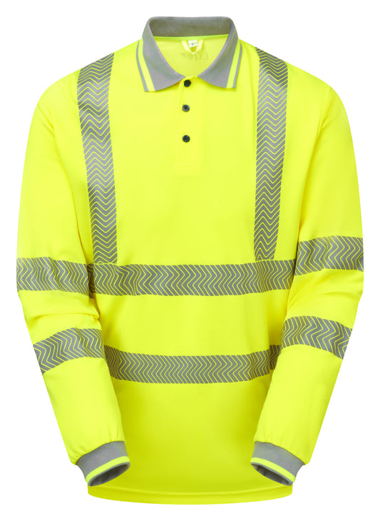 Pulsar® Life Longleeve Polohirt - Bamboo Content
