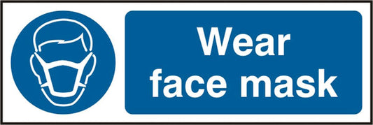 WEAR FACE MASK SIGN