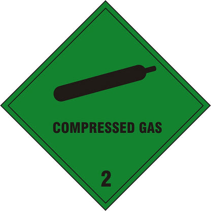 COMPRESSED GAS SIGN