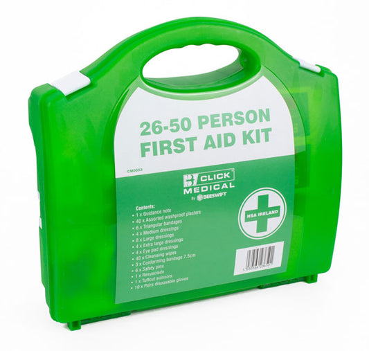 Click Medical 26-50 Person First Aid Kit with Eyewash