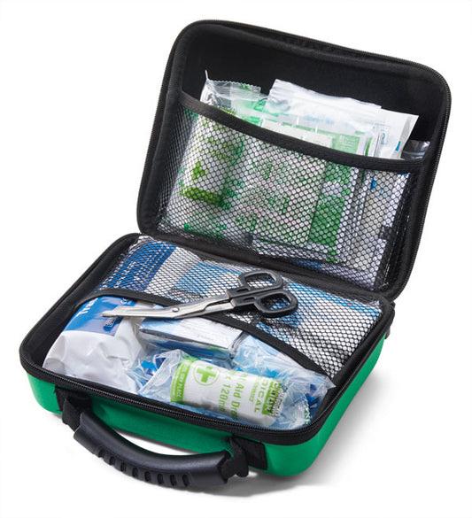 Click Medical BS8599-2 Large Travel First Aid Kit in Medium FEVA Bag