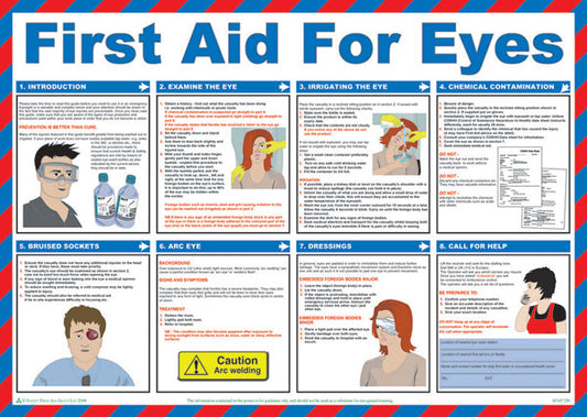 Click Medical First Aid for Eyes Poster