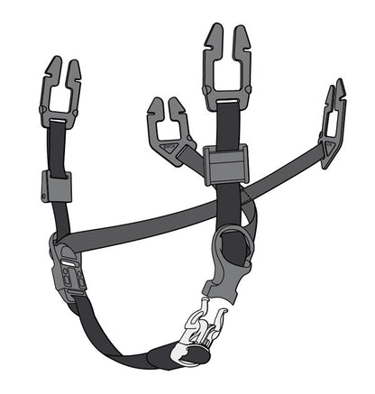 MSA Universal 4-Point Chin Strap for Safety Helmets