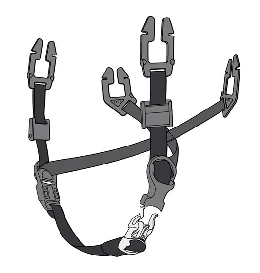 MSA Universal 4-Point Chin Strap for Safety Helmets