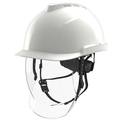 MSA V-Gard 950 Electrician Safety Helmet with Face Shield