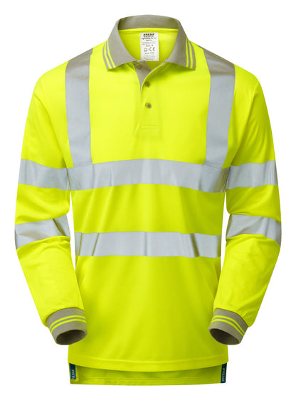 Pulsar® Protect Longleeve Polohirt - Recycled Content