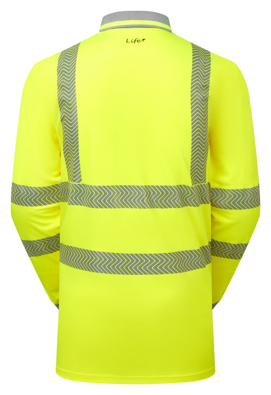 Pulsar® Life Longleeve Polohirt - Bamboo Content