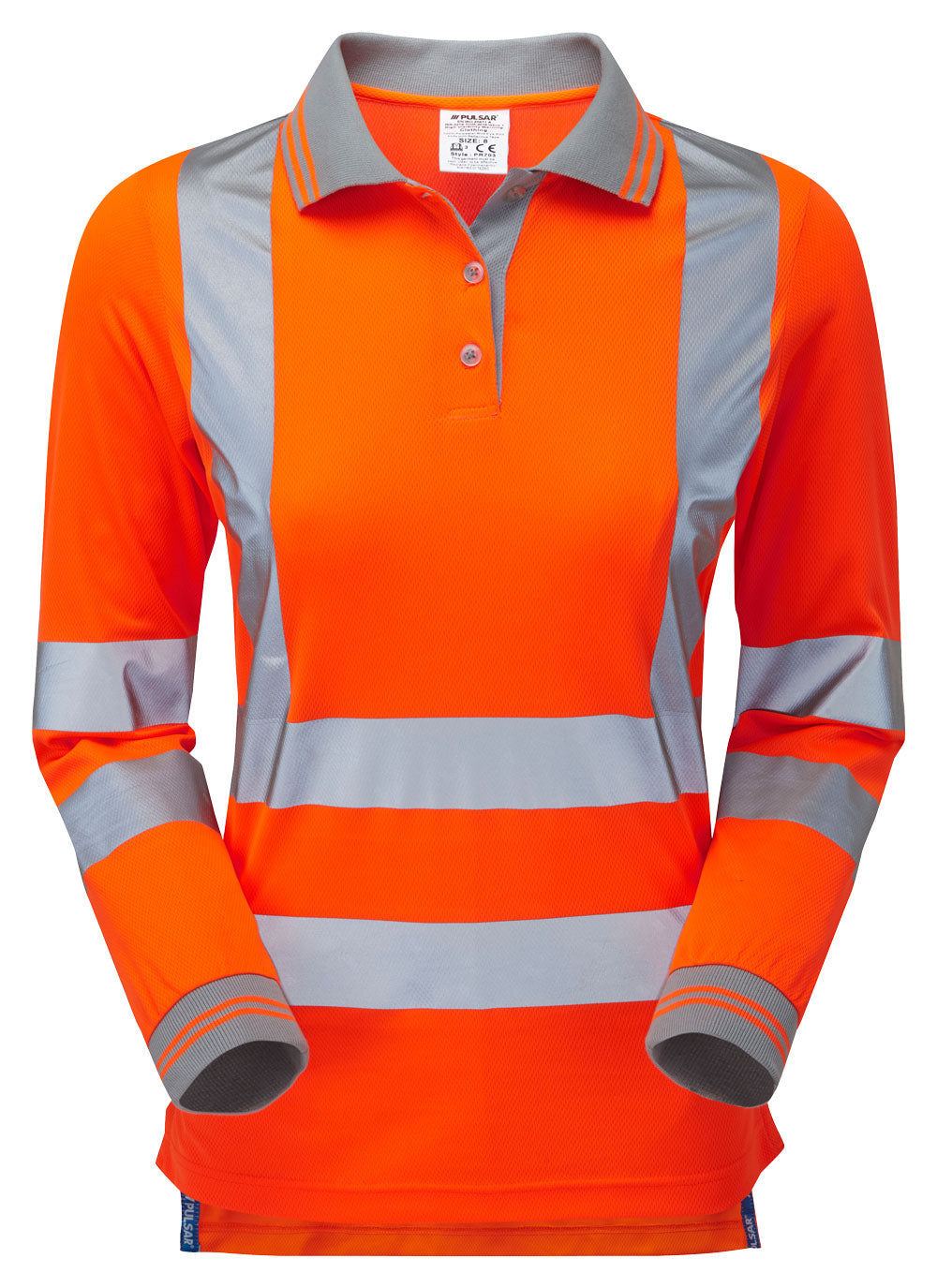 Pulsar® Protect Women's Long Sleeve Polo Shirt - Recycled Content